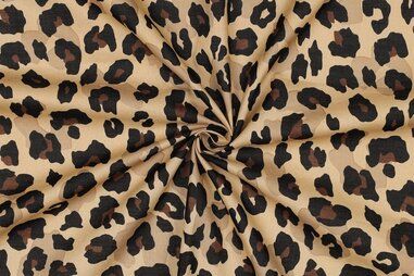 Stoffe - Baumwolle - Voile - Tiermotiv - camel - 5285-006