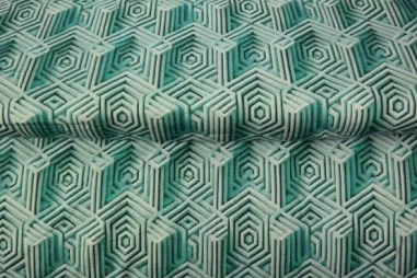 Hellgrün - Jersey - digital abstrakt - hellgrün - 25980-09VI