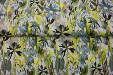 Uitverkoop - Tricot stof - digitaal abstract boemen - multi - 25989-10VI