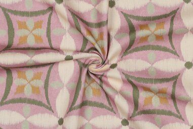 Decoratie en aankleding stoffen - Canvas stof - digitaal abstract - groen - 5548-024