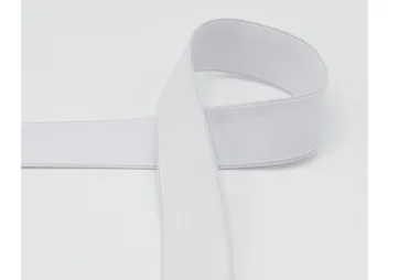 2,5 cm Gummi - Elastiek 25 mm - wit - XET11-550-025