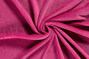 Plaid stoffen - Fleece stof - ultra soft - fuchsia - 5358-017