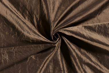Taftseidenstoffe - Taftzijde stof - taupe bruin - 5516-054