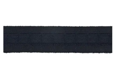 Gardinenband und Haken - Gordijnplooiband 25 mm - zwart - 605012-210
