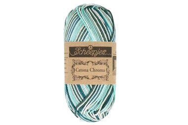 Strick- und Häkelgarne - Catona Chroma 010 - Iceberg - 50 gram