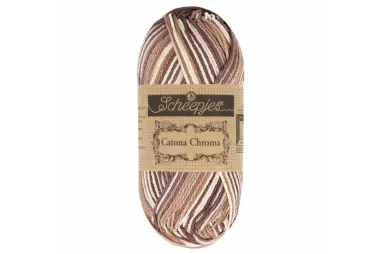 Brei- en haakgarens CATONA CHROMA 100% katoen - Catona Chroma 011 - Woodland - 50 gram