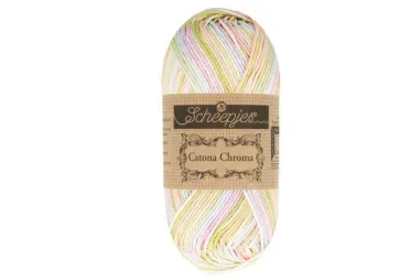 Brei- en haakgarens CATONA CHROMA 100% katoen - Catona Chroma 013 - Meadow - 50 gram