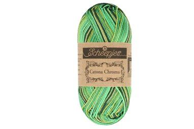 Brei- en haakgarens CATONA CHROMA 100% katoen - Catona Chroma 015 - Grassland - 50 gram