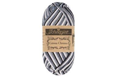 Brei- en haakgarens CATONA CHROMA 100% katoen - Catona Chroma 021 - Dusk - 50 gram