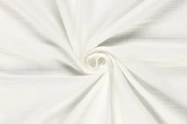 Babydeken stoffen - Hydrofiel stof - uni - gebroken wit - 3001-051