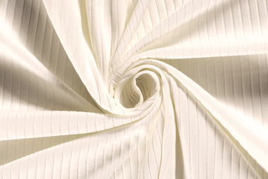 Tricot stoffen - Tricot stof - ribtricot - ivoor - 18497-151