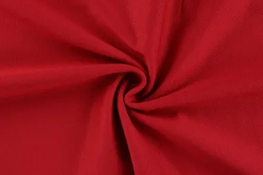 MR - Quality stoffen - Tricot stof - punta twill - rood - 1100-150