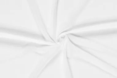 Witte stoffen - Polyester - Badehose Netzfutter - weiß - 25/23871-050