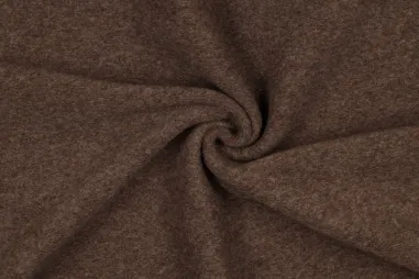 Woll - Merinowoll Fleece - braun - 25/3764-007