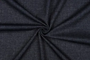 300gr/M² - Tricot stof - vicenza denim look - blauw - 25/3743-001
