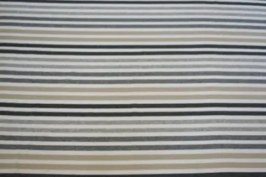 155gr/M² - Tricot stof - strepen - beige grijs - 962487-52