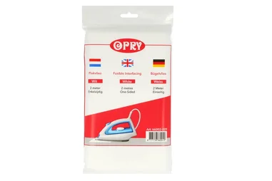 Verschiedenes - Bügelvlies weiss (per 2 Meter verpackt)