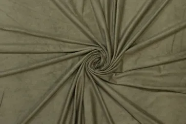 Polytex Stoffen - Suèdine stof - stretch - bosgroen - 416023-13