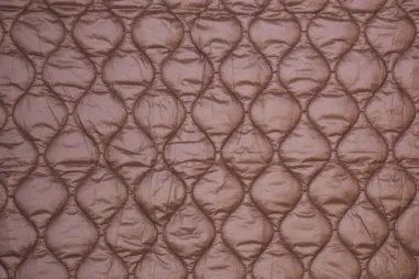 Katoen stof - poplin - bruin - 18496-055 - Doorgestikte stof - quilted waterproof - bruin - 882011-367