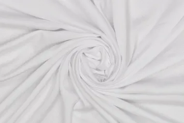 Polytex stoffen - Viscose stof - ecovero - herringbone - wit - 321064-000