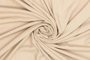 Polytex stoffen - Viscose stof - ecovero - herringbone - creme brulee - 321064-303