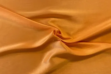 KN 0748-456 Satin stretch orange - Nylon stof - polyestermix - oranje - 997954-181