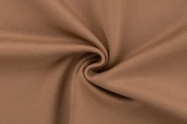 67% viscose, 28% polyamide en 5% elastan - Tricot stof - punta twill - camel - 1100-531