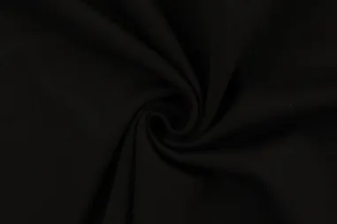 67% viscose, 28% polyamide en 5% elastan - Tricot stof - punta twill - zwart - 1100-690