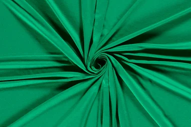 Groen - Tricot stof - uni - groen - 1773-025