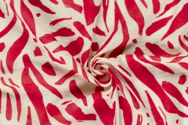 Hydrofiele stoffen - Hydrofiel stof - abstract - rood - 23267-016