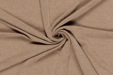275gr/M² - Tricot stof - ribtricot - melange - beige - 24182-052