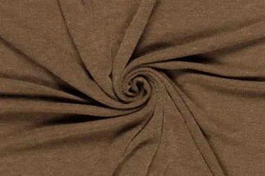 275gr/M² - Tricot stof - ribtricot - melange - camel - 24182-053