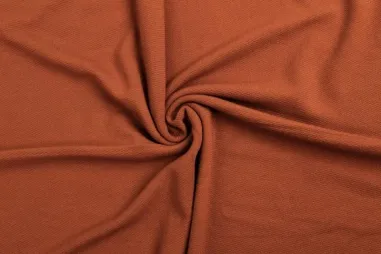 Oeko-Tex klasse 2 - Tricot stof - twill - brique - 0832-098