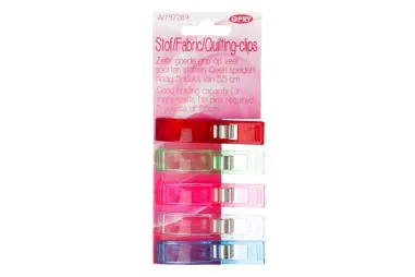 Nieuwe fournituren - Opry stof en quilting clips 55 mm - 5 stuks - 97289