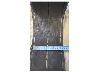 Vlieseline - Tussenvoering - Vlieseline tailleband plak-en-vouw-om - 10-60-60-10 - zwart