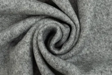 Gilet - Wollen stof - wolmix - gemêleerd - lichtgrijs - 16290-960