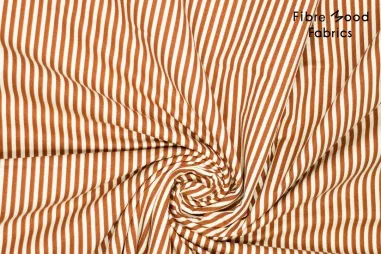 katoenen stoffen streep - Baumwolle - Streifen - braun - 34/310373-30