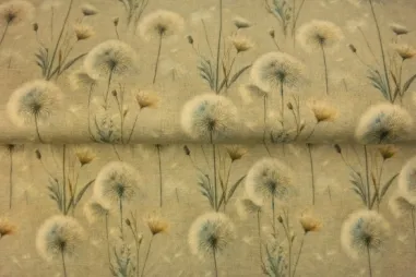 Neue Stoffe - Tricot stof - digitaal bloemen - geel - 25988-22