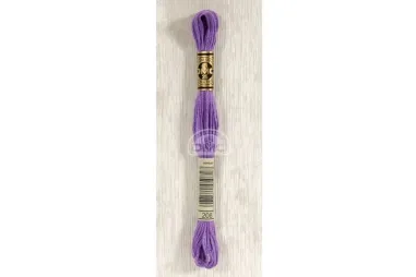 Neue Kurzwaren - DMC Mouliné splijtzijde - paars - 0208