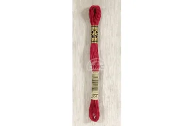Neue Kurzwaren - DMC Mouliné splijtzijde - rood - 0304