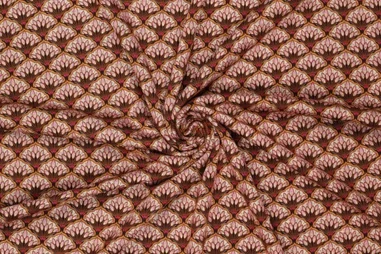 Rosa Stoffe - Tricot stof - punta di roma - sparkling retro - roze - 22016-820