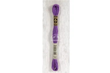 Nieuwe fournituren - DMC Mouliné splijtzijde - paars - 0552