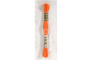 Nieuwe fournituren - DMC Mouliné splijtzijde - oranje - 0608