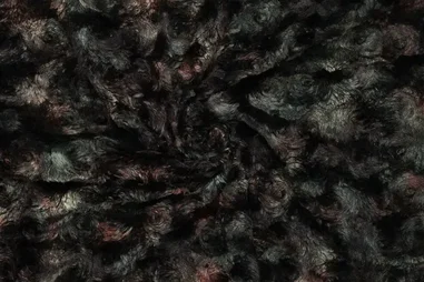 400gr/M² - Polyester stof - magic fur - zwart multi - 22049-999