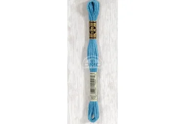 Nieuwe fournituren - DMC Mouliné splijtzijde - peacock blauw - 0807