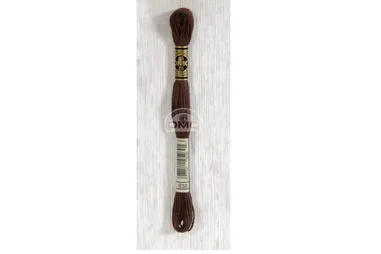 Nieuwe fournituren - DMC Mouliné splijtzijde - bruin - 0838