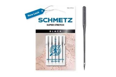 Nieuwe fournituren - Schmetz naalden - black super stretch 75/11
