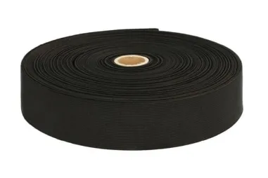 Zwart - Stevig elastiek 40 mm - zwart - 97004