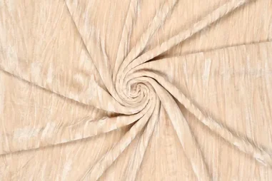 Velours stoffen - Veloursstoff - goldener Velours gebürstet - off-white - 22102-030