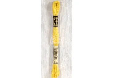 Nieuwe fournituren - DMC Mouliné splijtzijde - geel - 0726
